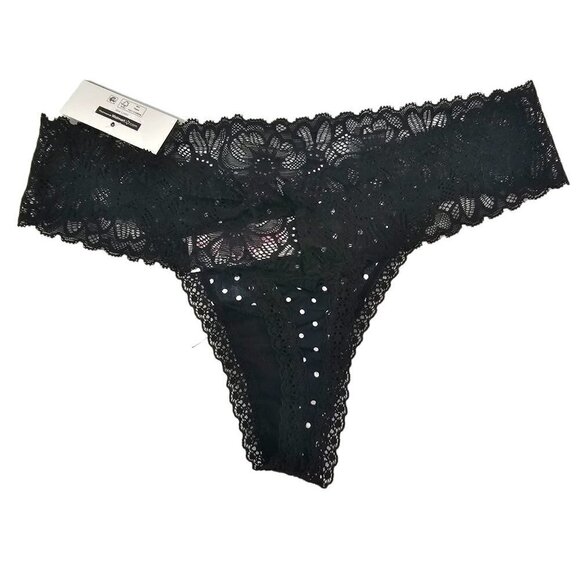 NO Boundaries NOBO Micro Lace Trim 3-Pack Thong Panties – Size Small NWT - Picture 7 of 11